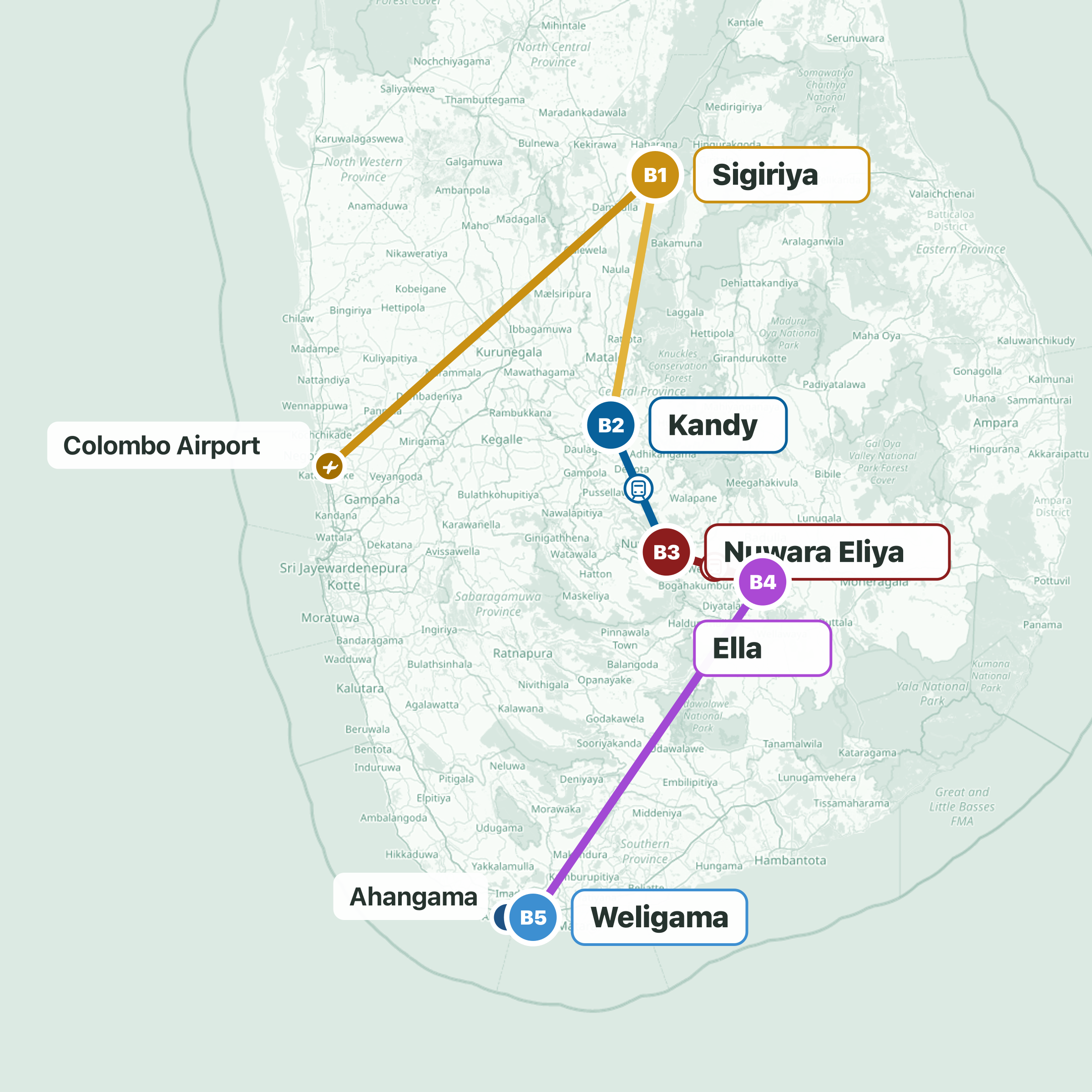 Travel route