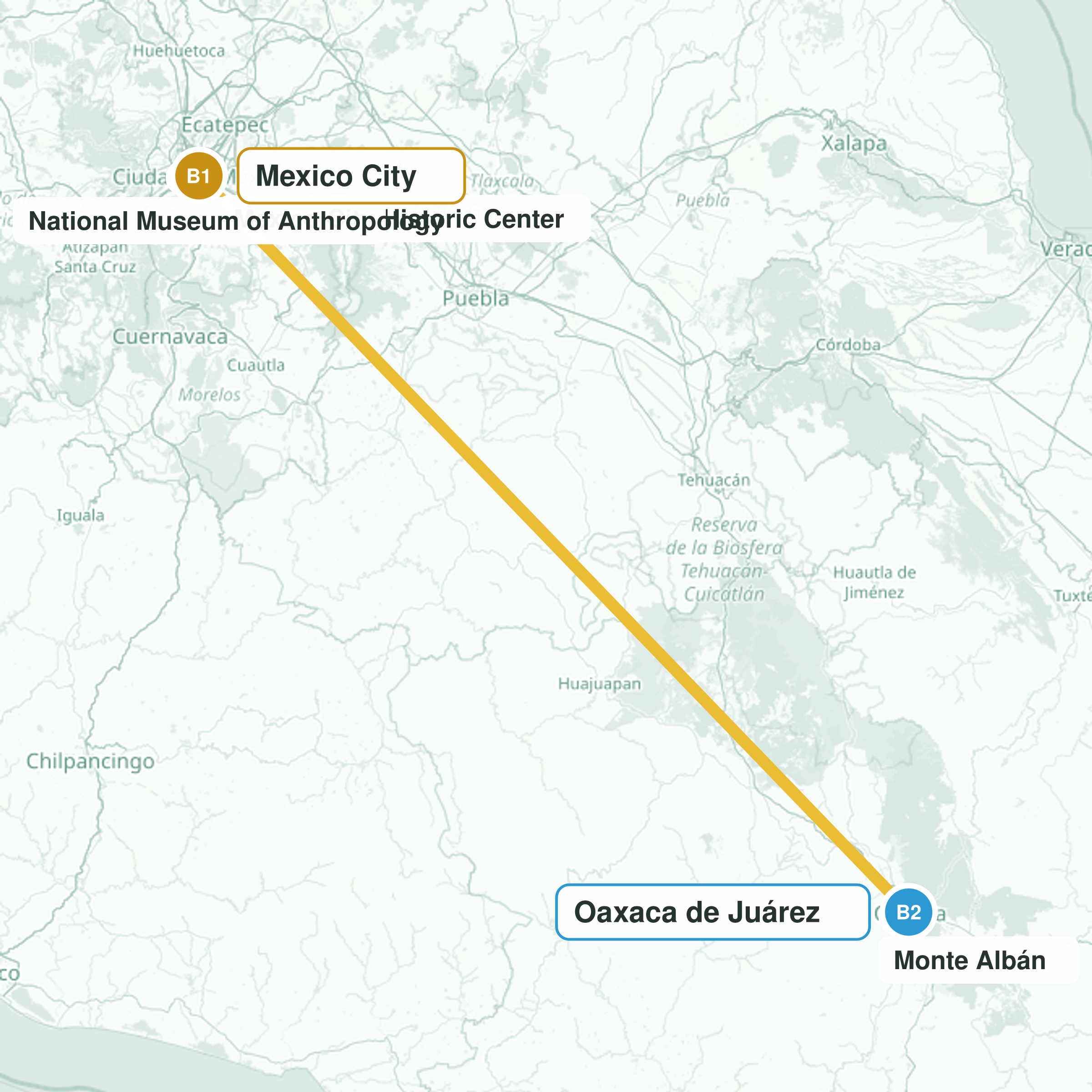 Travel route