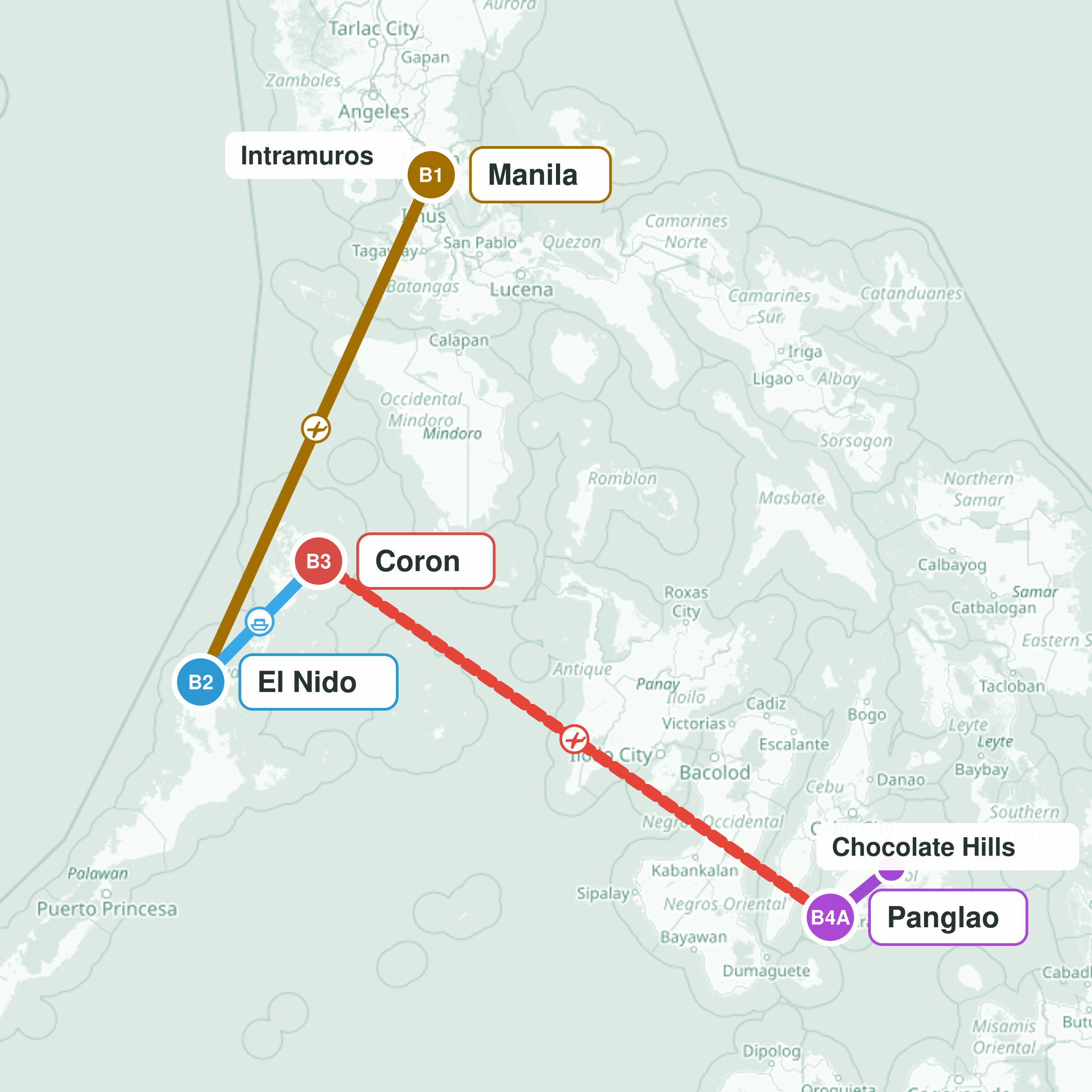Travel route