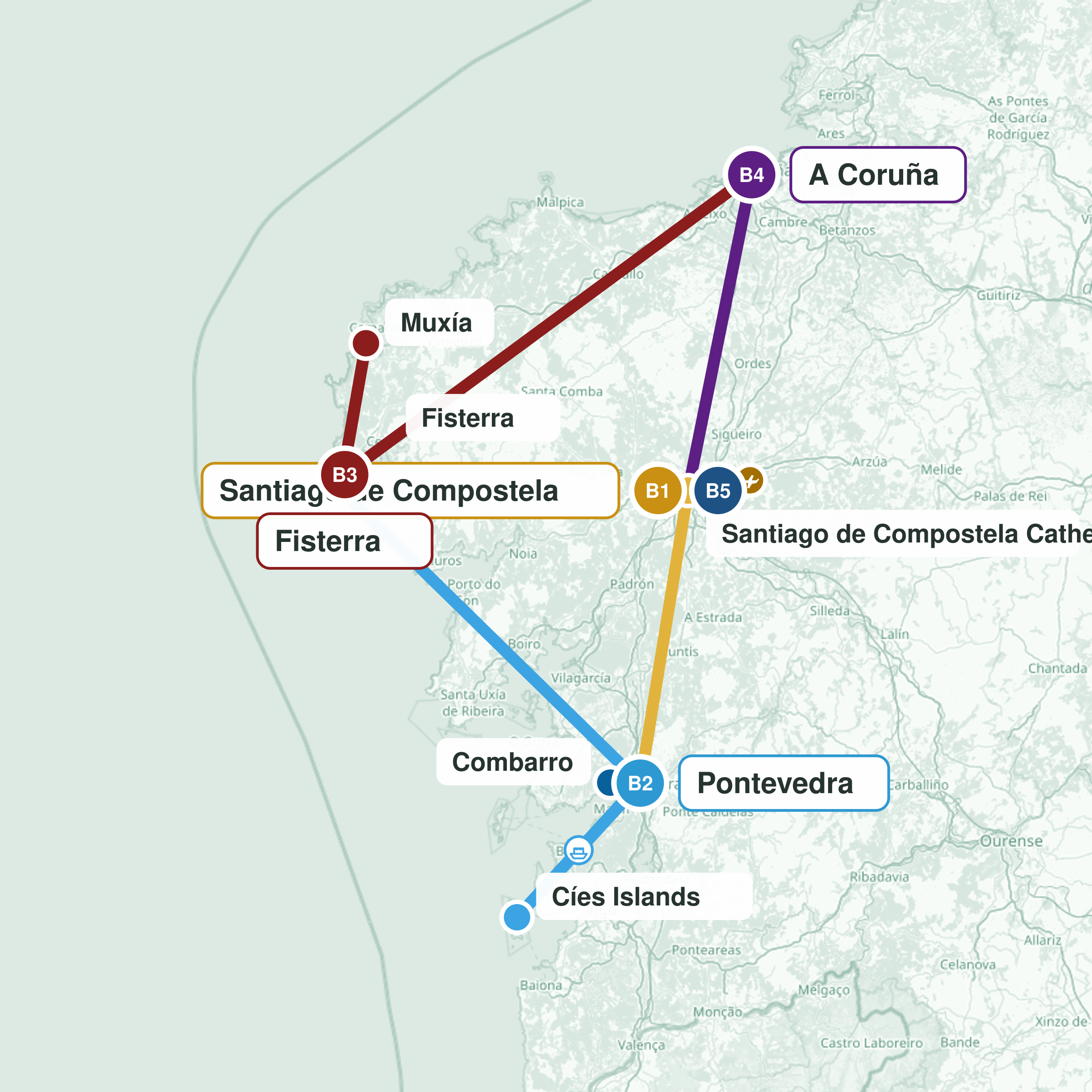 Travel route