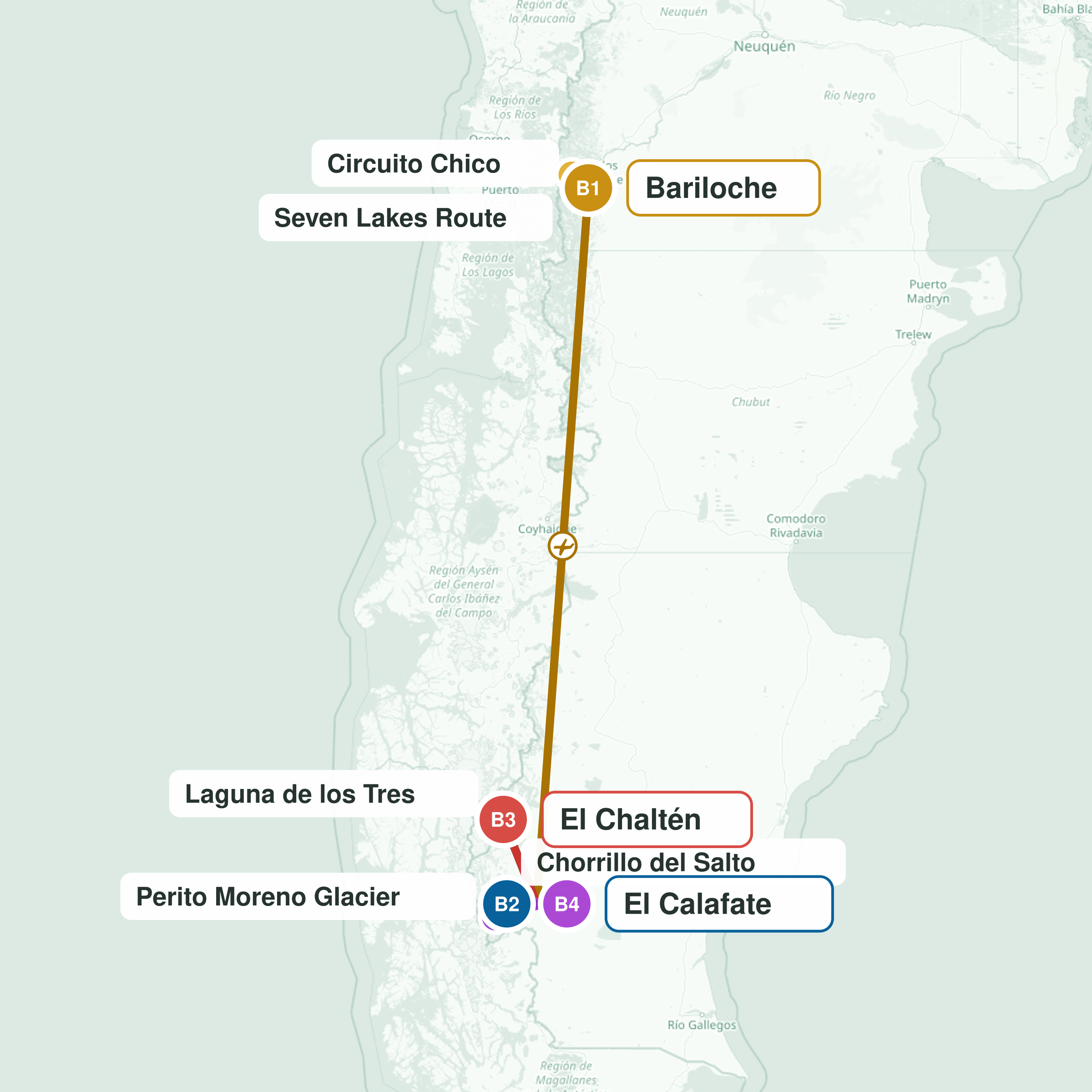 Travel route