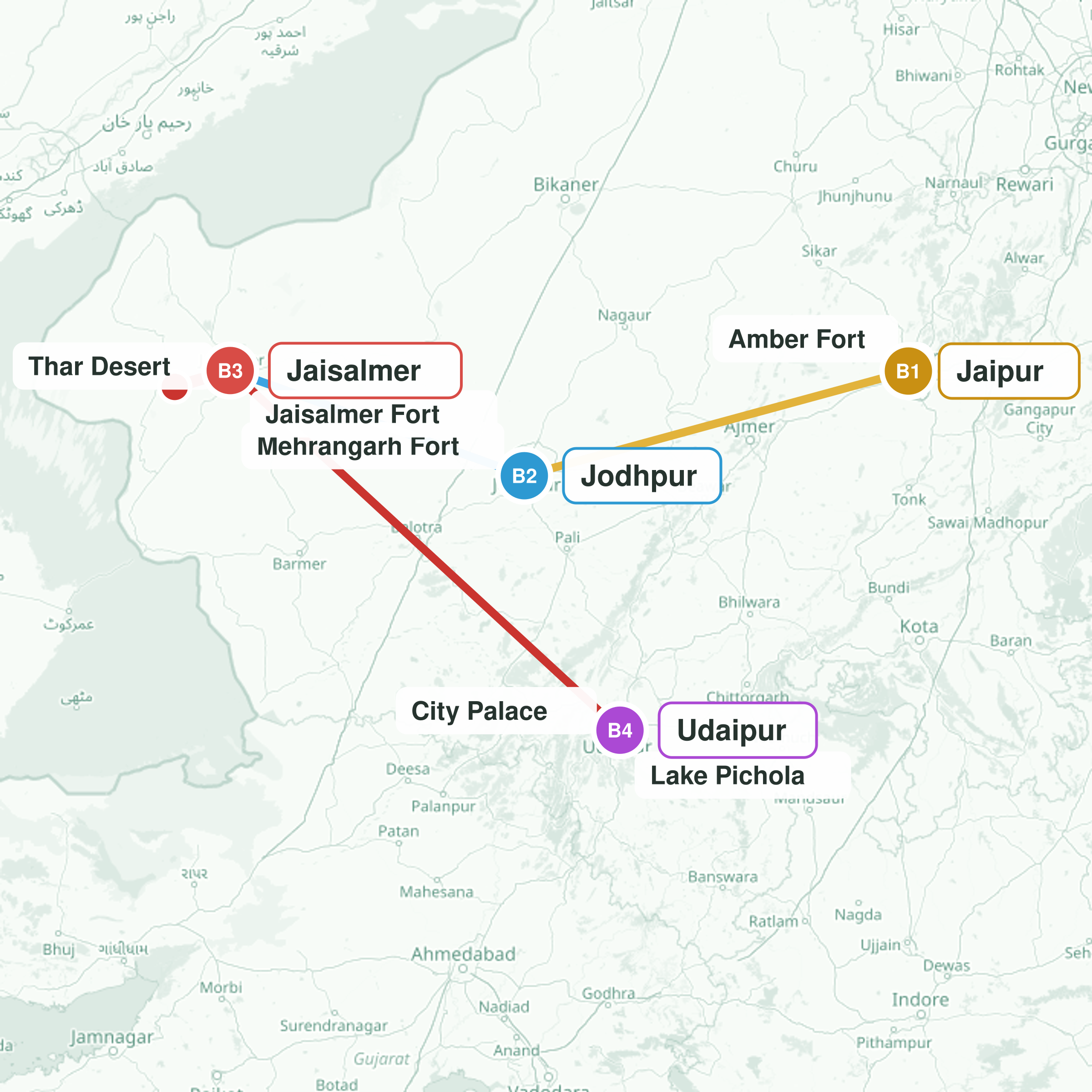 Travel route