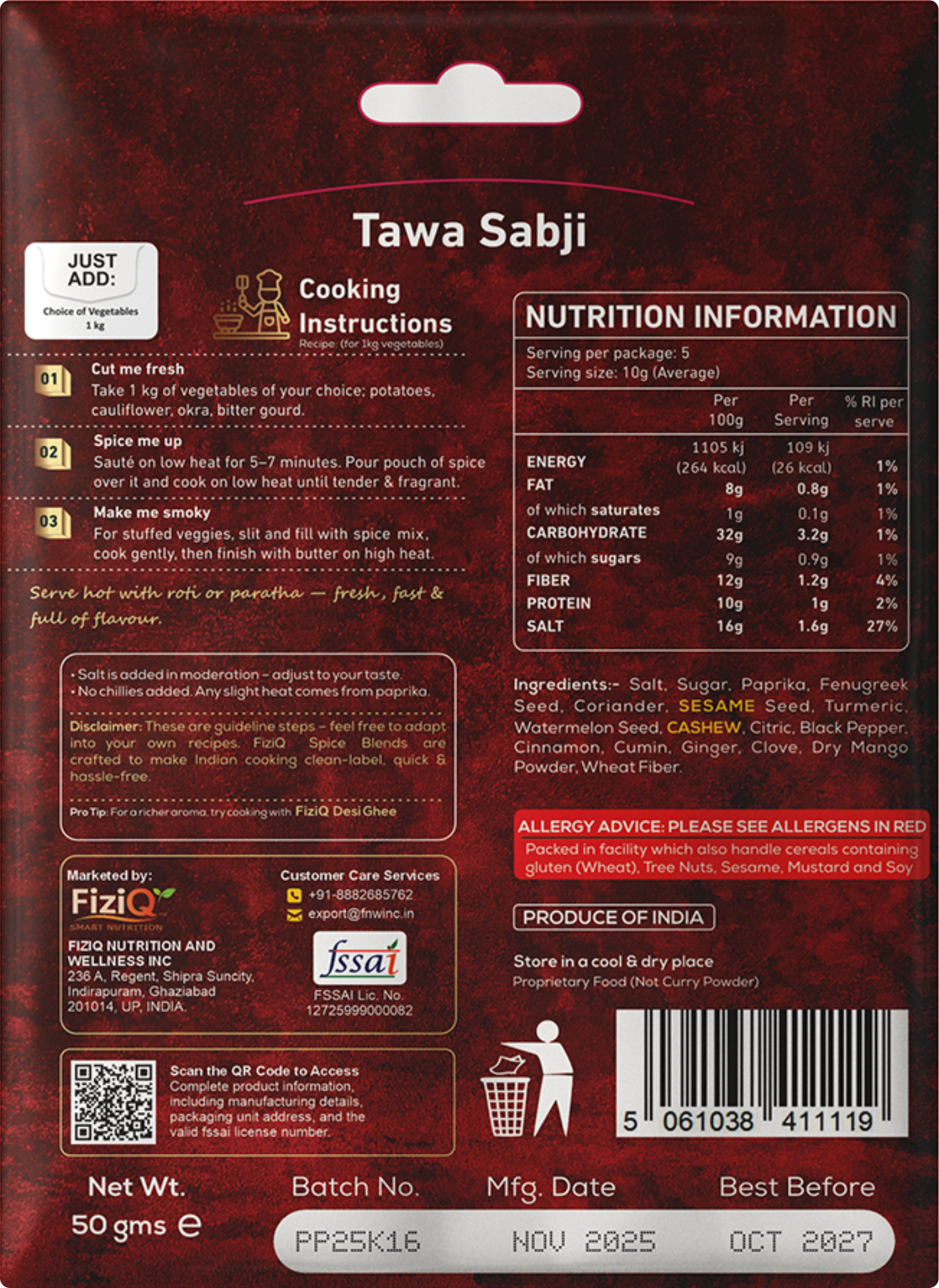 Tawa Sabji Masala image 2