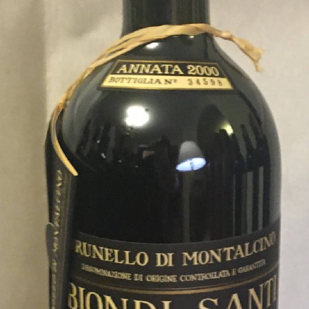 1 x 2000 Biondi Santi Brunello di Montalcino 