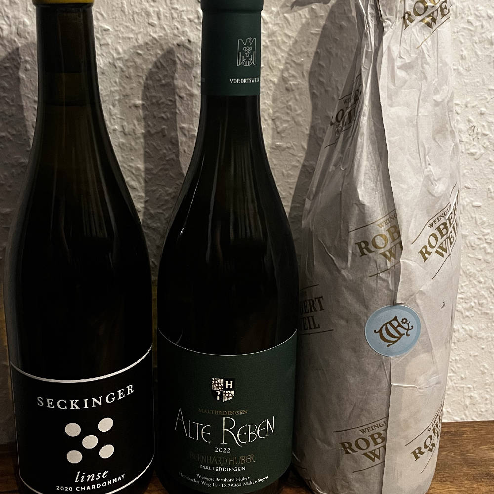 Paket 2x Chardonnay + Weil Turmberg 1G Sekt VHB