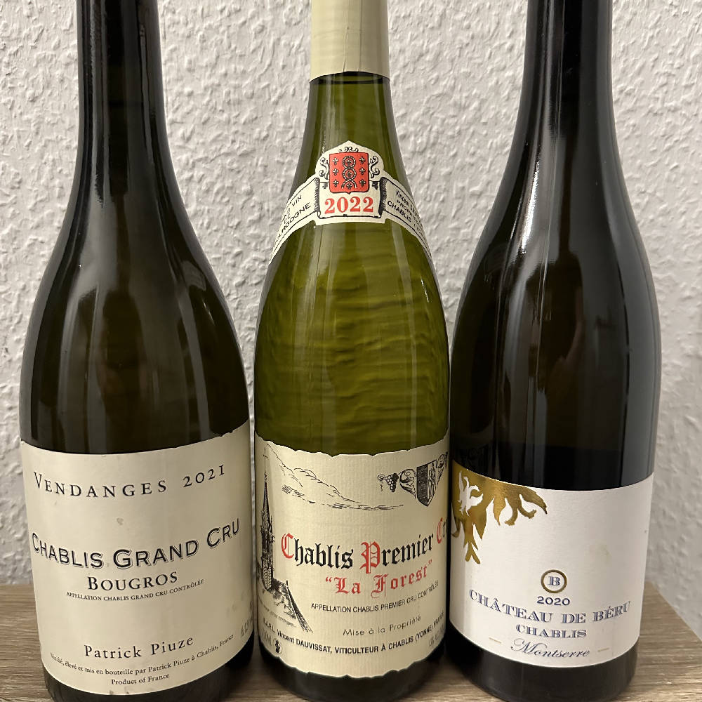 Chablis Spitzen-Trio