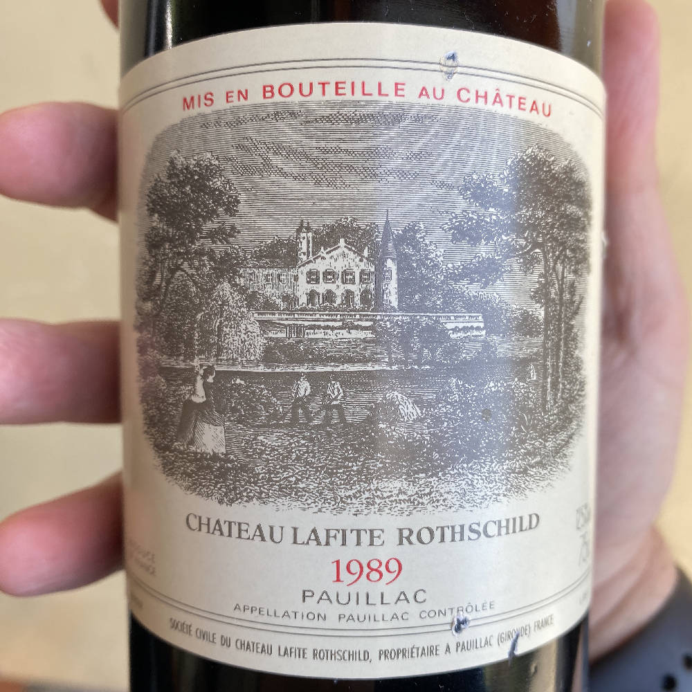 Chateau Lafite Rothschild Pauillac 1989