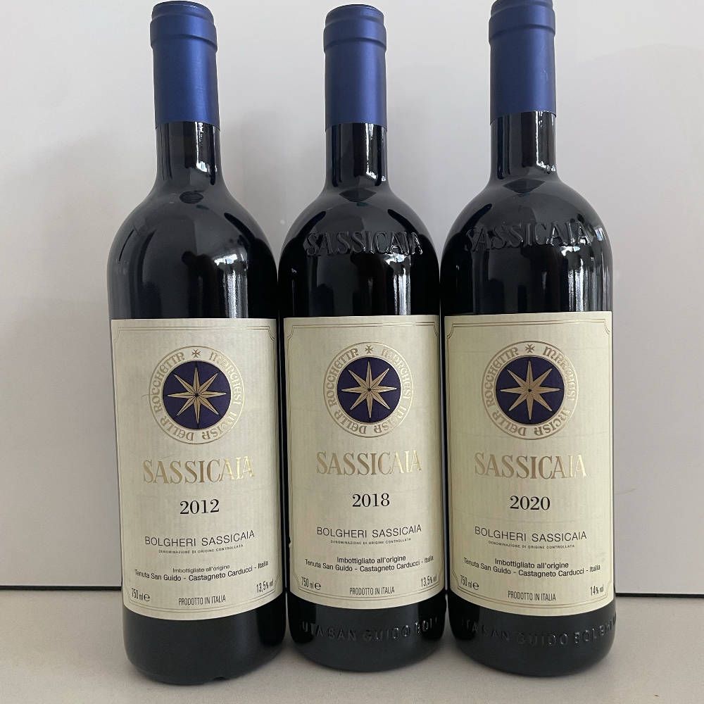 SASSICAIA 2012 - 2018 - 2020