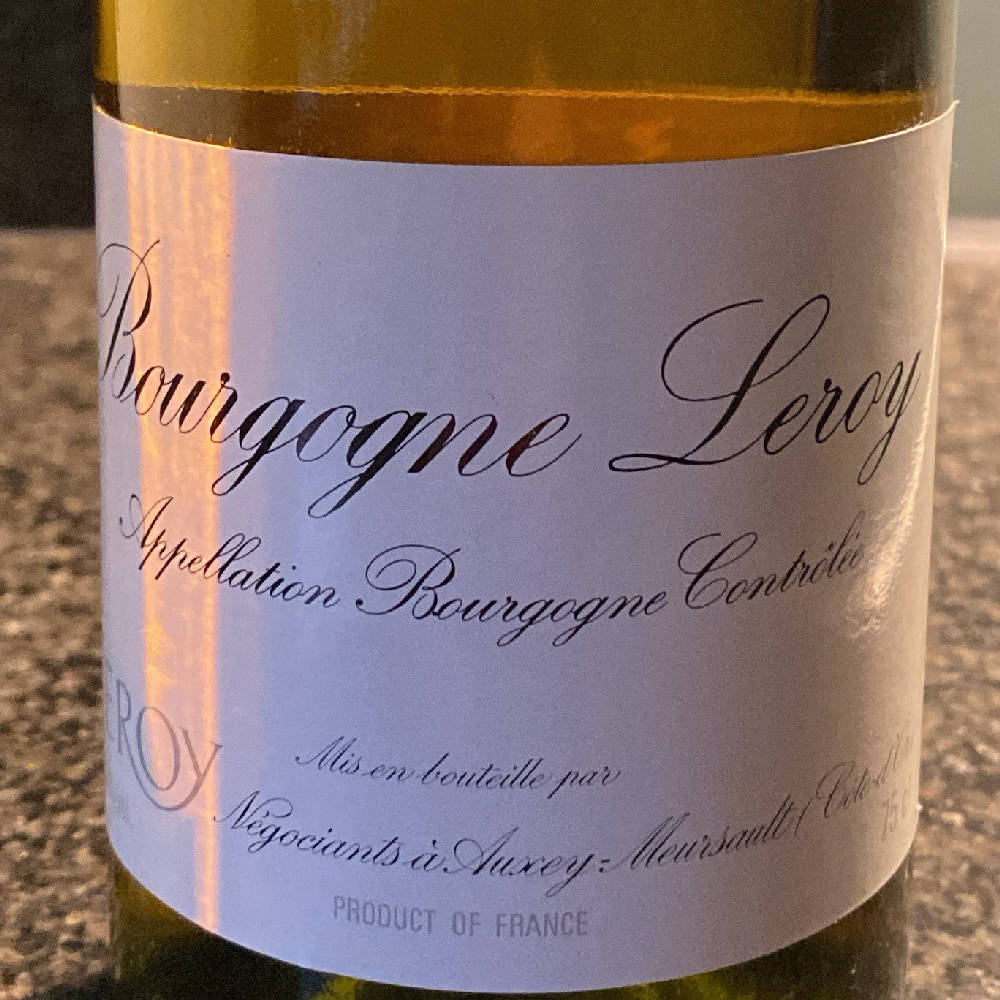 Leroy, Bourgogne Leroy 1986 