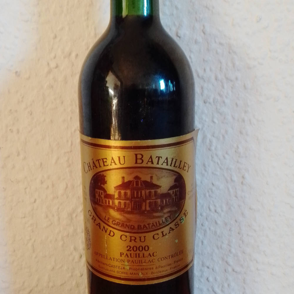 Bordeaux Chateau Batailley Grand Cru Classe 2000 Pauillac