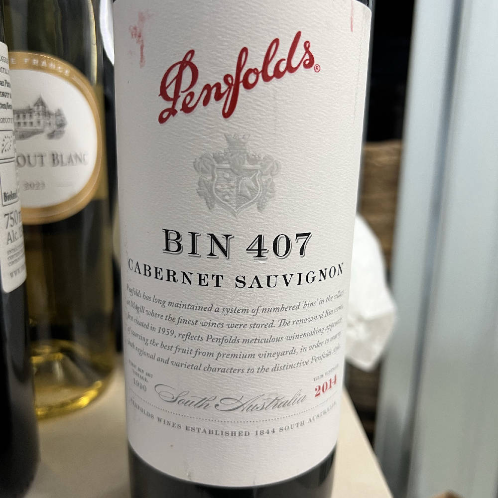 Penfolds Bin 407 2014