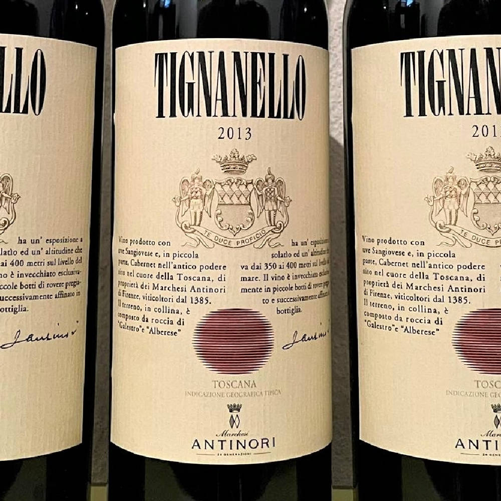 Antinori Tignanello 2013 3x 0,75 inkl V