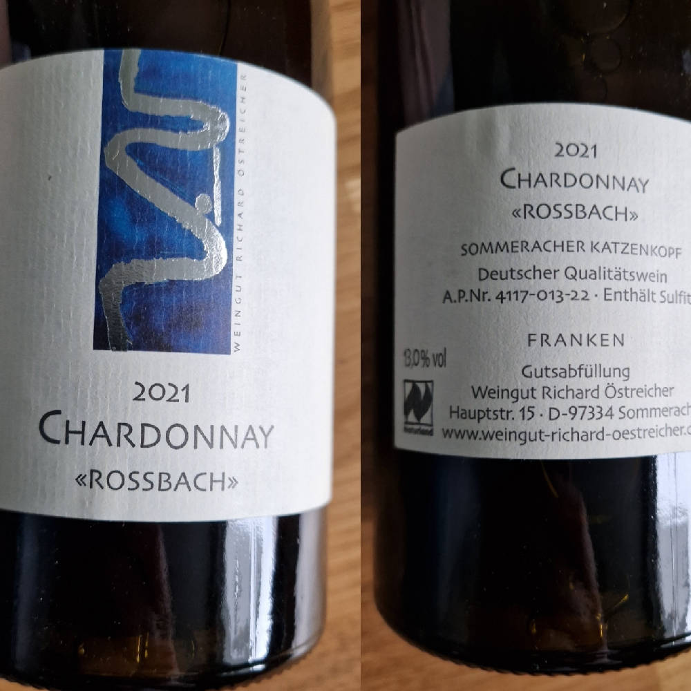 Ultra rar 5 Fl. 2021 Chardonnay Rossbach von Österreicher