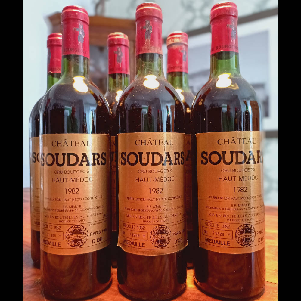 6 x 1982 Ch.Soudars Haut Médoc Cru Bourgoise 