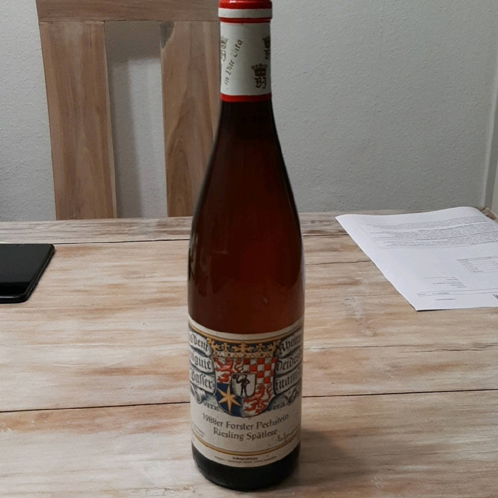 Auktion 1988er Forster Pechstein Riesling Spätlese 