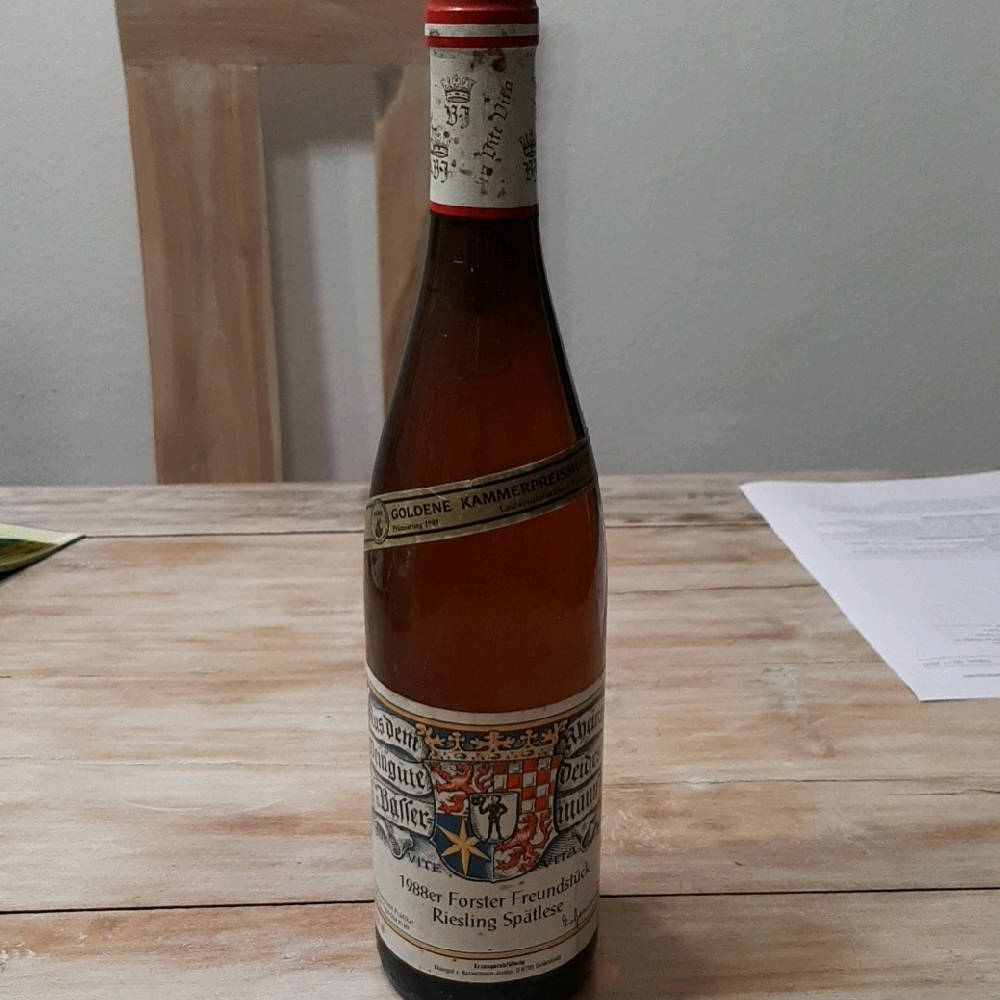 Auktion 1988er Forster Freundstück Riesling Spätlese 