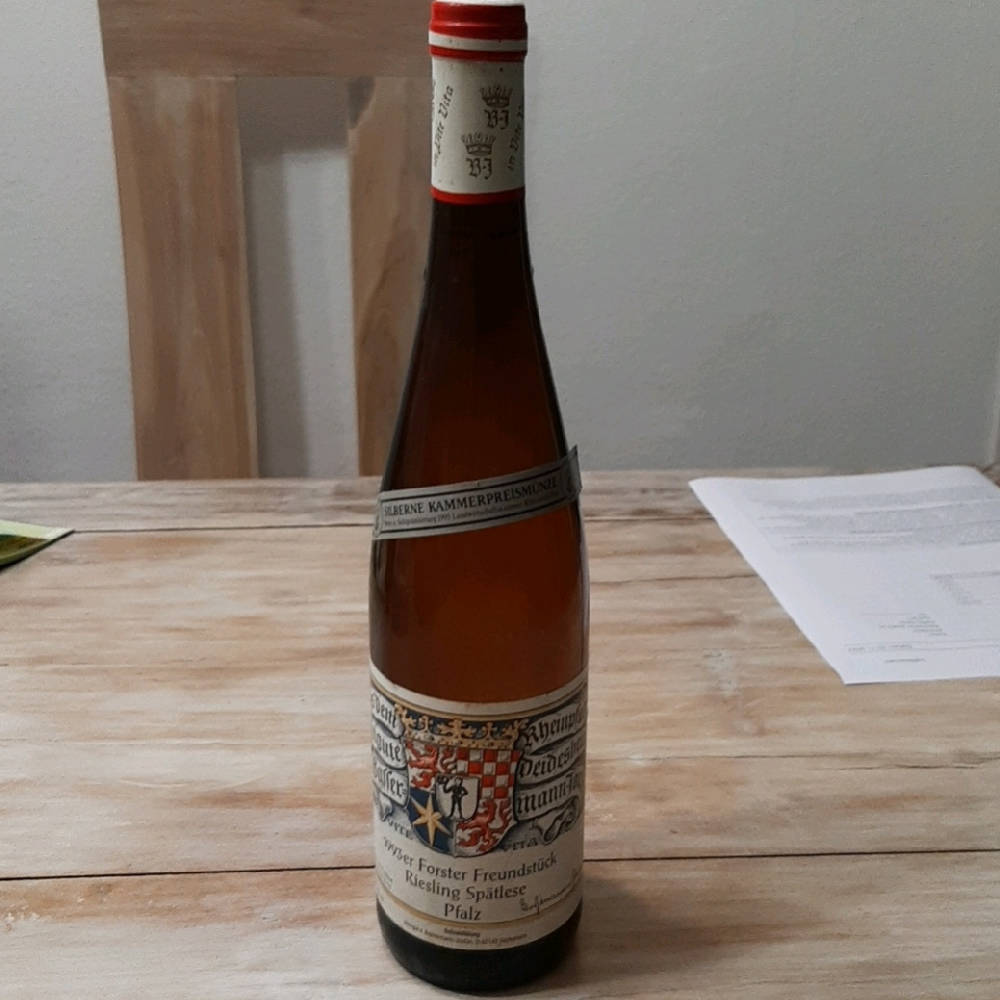 Auktion 1993er Forster Freundstück Riesling Spätlese Pfalz 