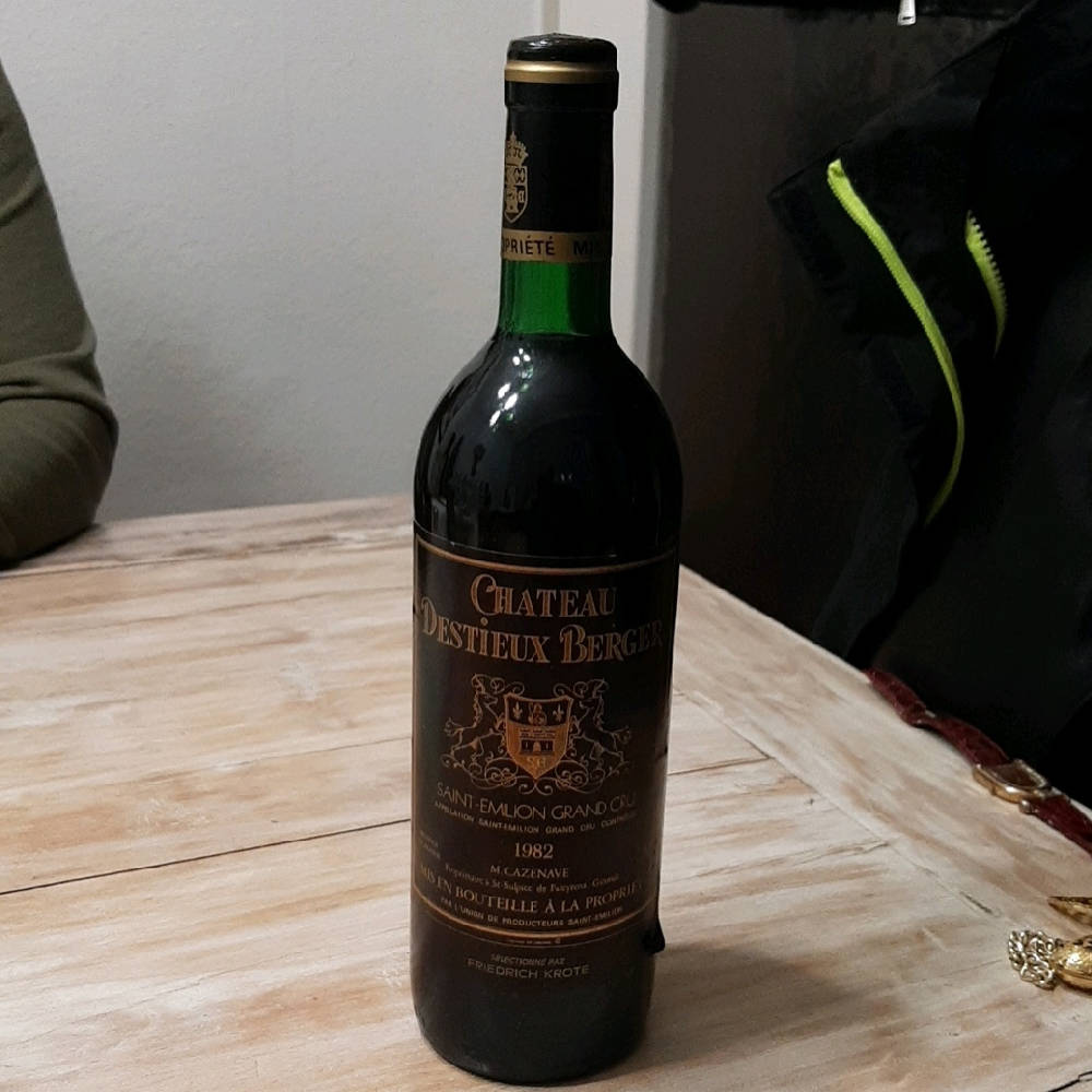 Auktion 1982er Saint-Emilion Grand Cru Chateau Destieux Berger 