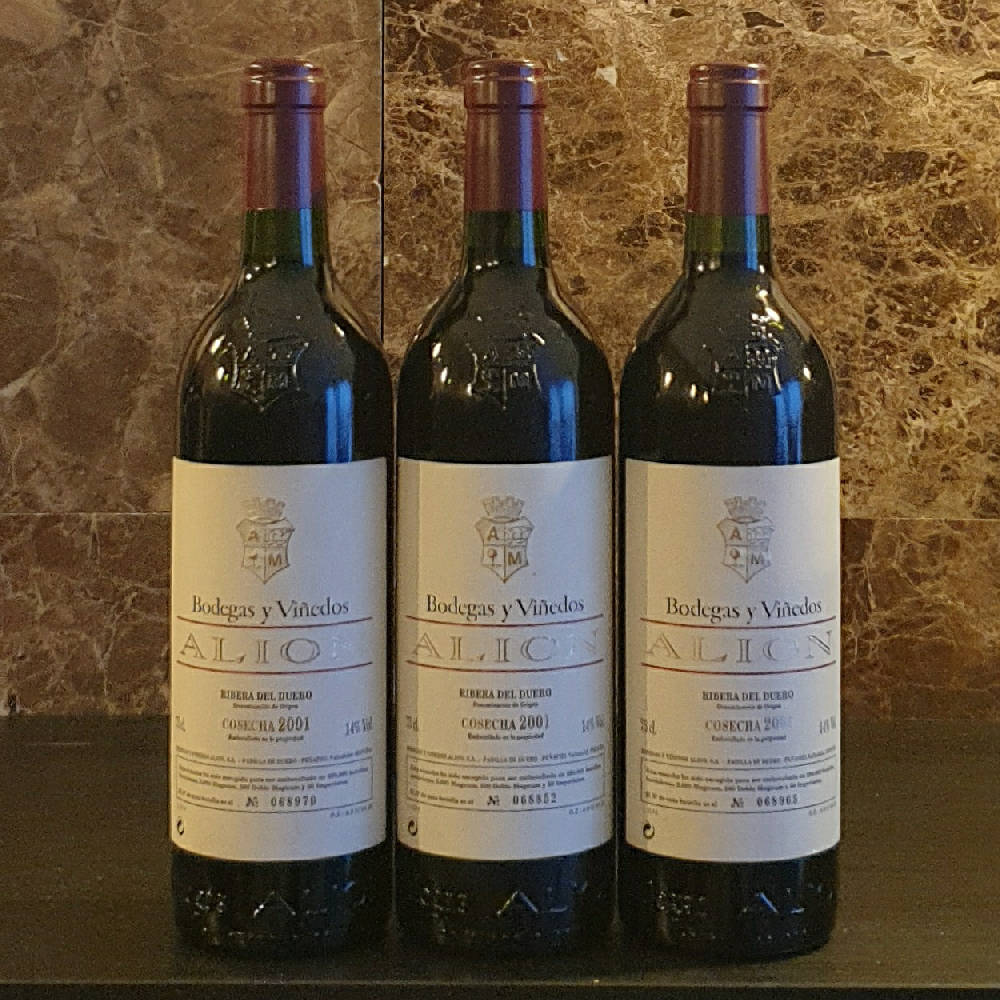 3 x Alion 2001 Vega Sicilia 