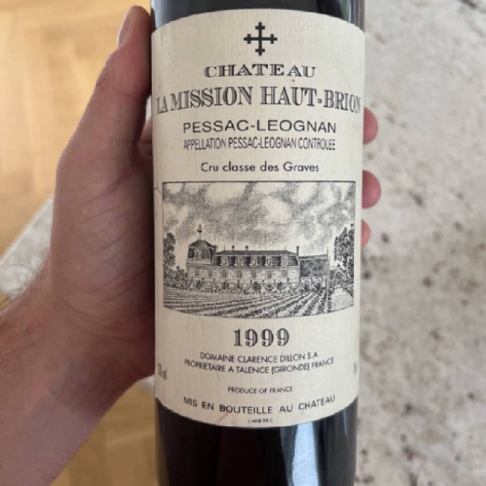 Chateau La Mission Haut Brion 1999 perfekt gelagert!