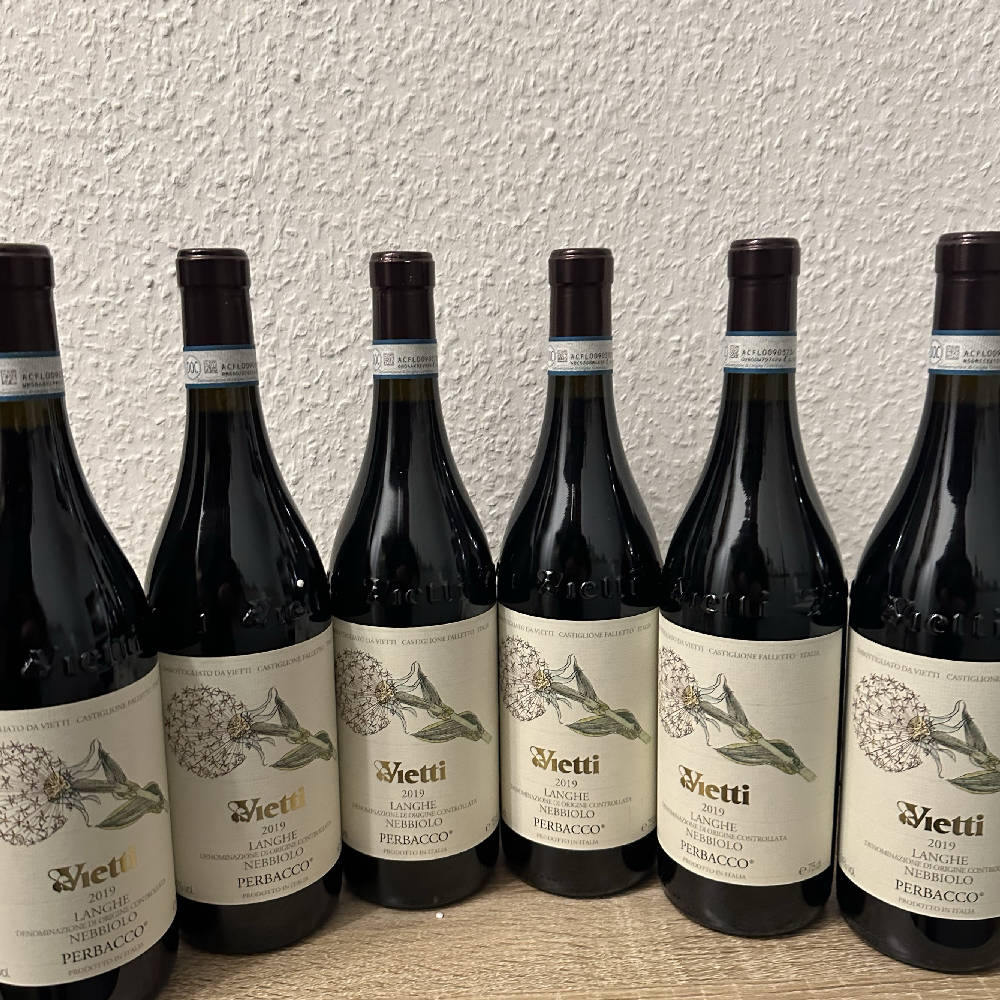 2019 Vietti Langhe Nebiollo Perbacco 6 Flaschen 