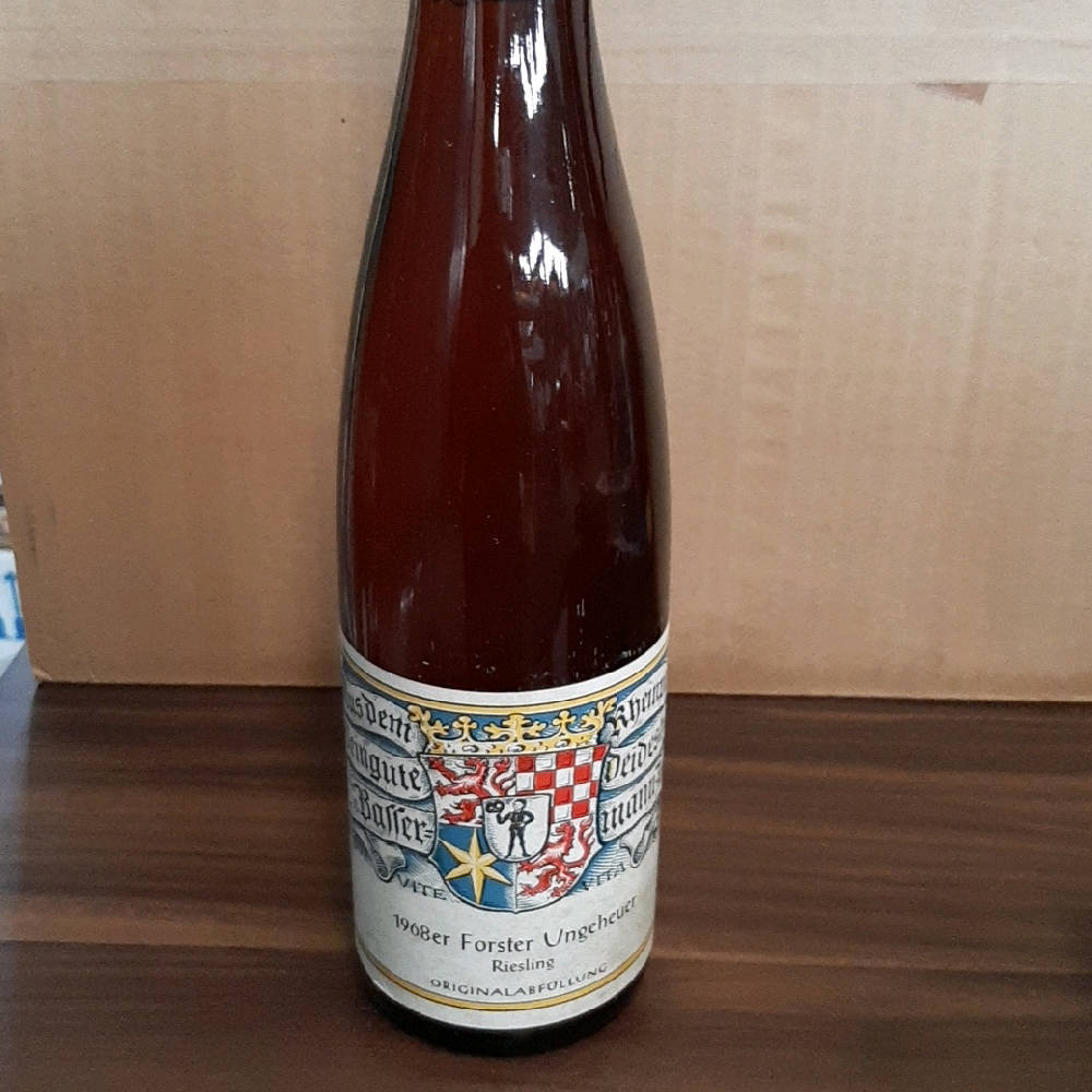 1968er Forster Ungeheuer Riesling Weingut Geheimer Rat Dr. von Bassermann-Jordan 