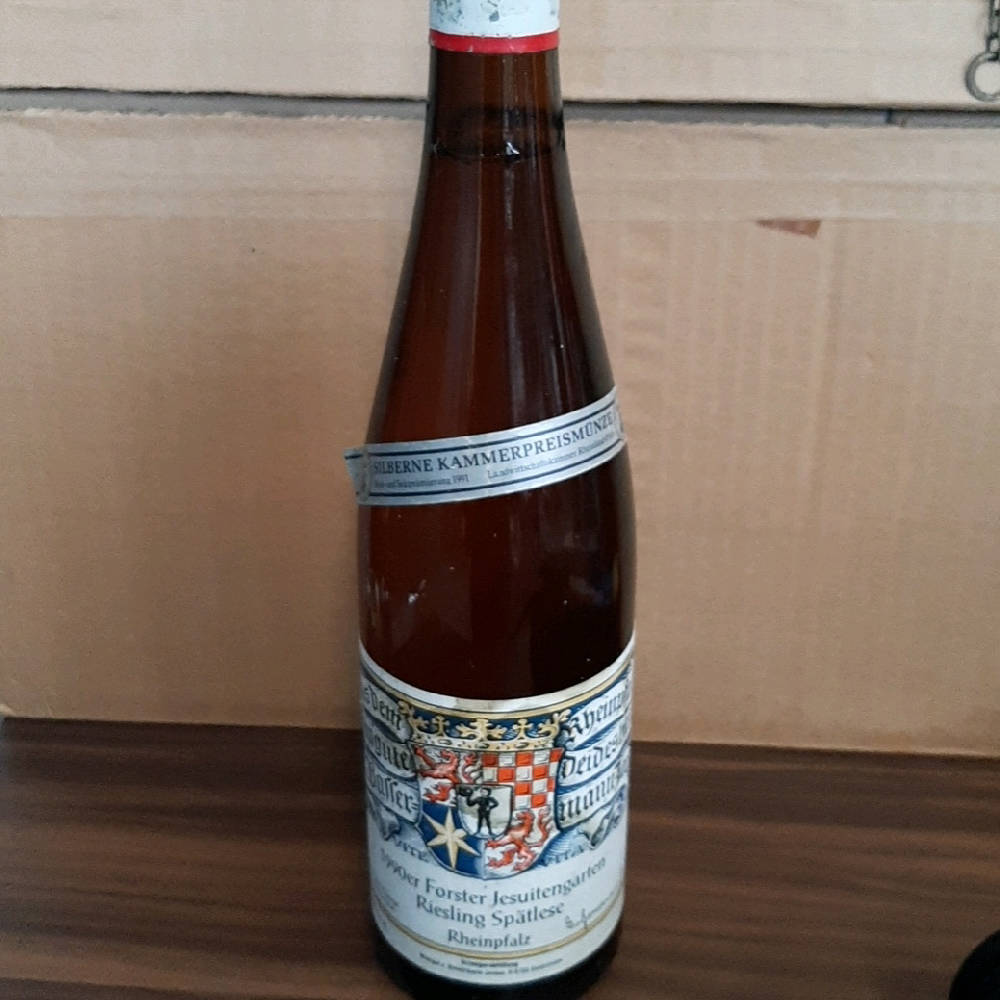 1990er Forster Jesuitengarten Riesling Spätlese Weingut Dr.von Bassermann-Jordan 