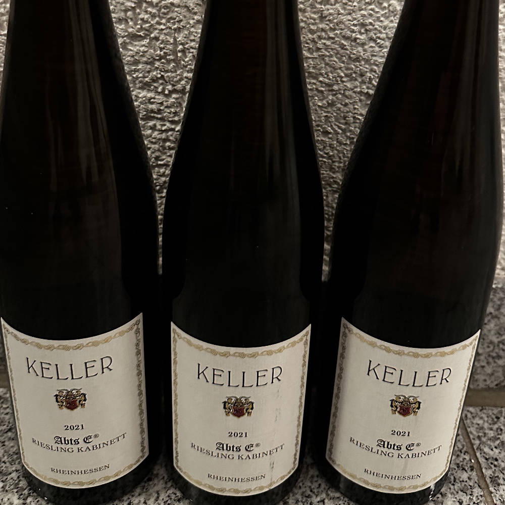 Klaus Peter Keller 3 Flaschen KPK Riesling Abst E Kabinett 2021 