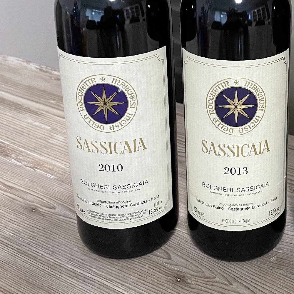 sassicaia 10 und 13 top gelagert 