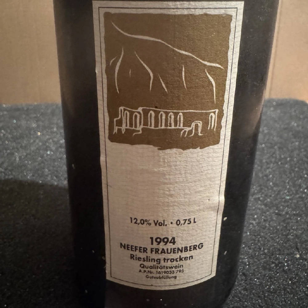 1994 Reinhold Franzen Neefer Frauenberg Riesling trocken Wein