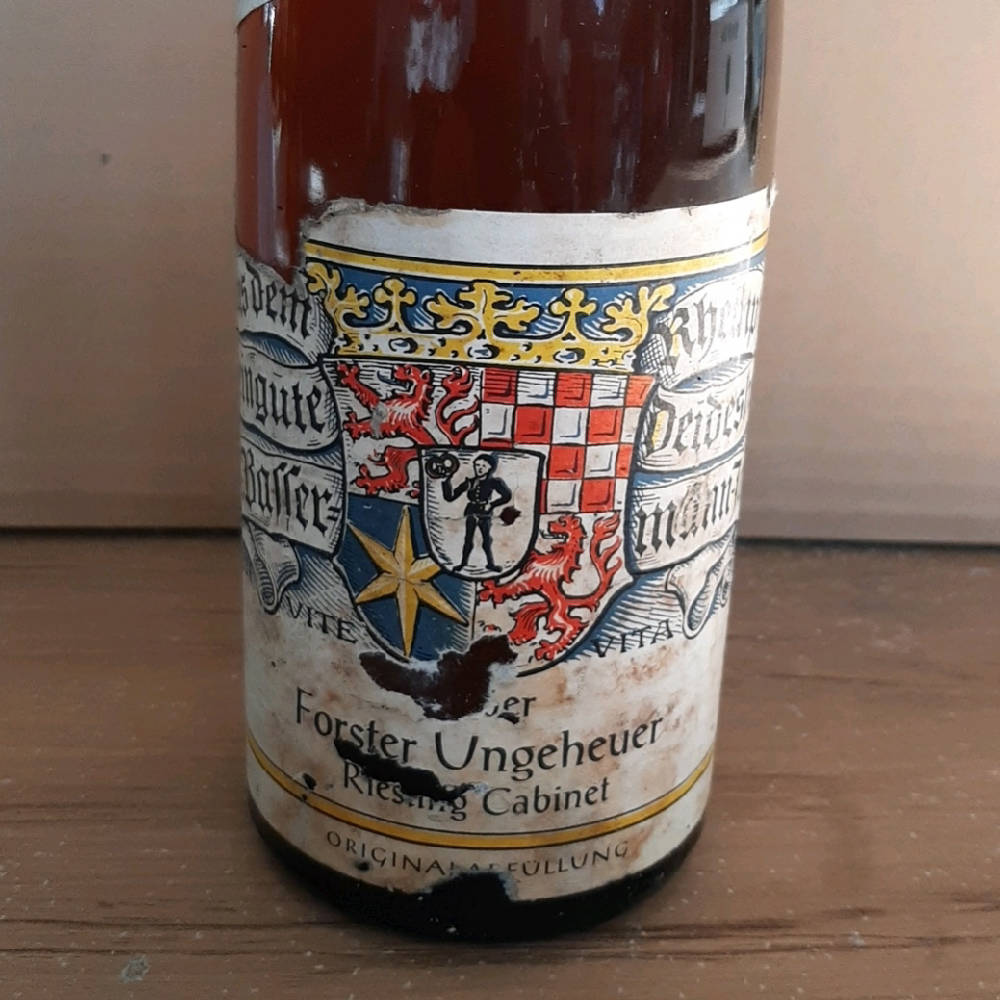 1968er Forster Ungeheuer Riesling Cabinet Geh.-Rat Dr. von Bassermann-Jordan 