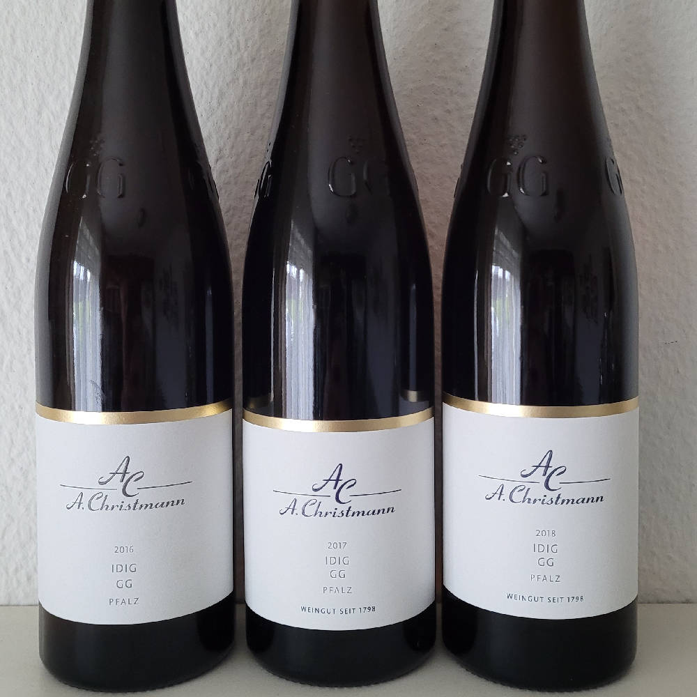 3 x Christmann IDIG Riesling GG 16-17-18