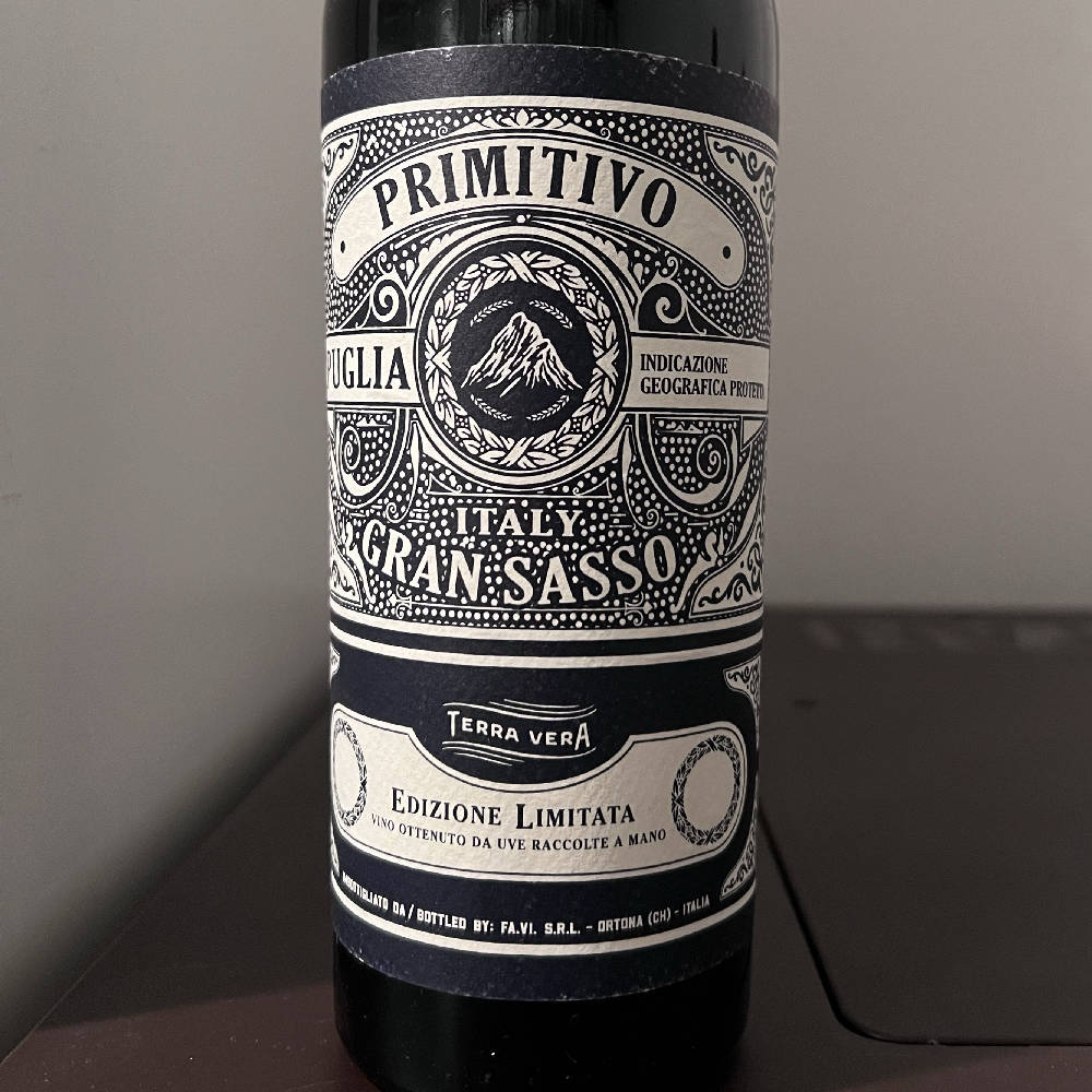 Gran Sasso 2018 Puglia Primitivo 