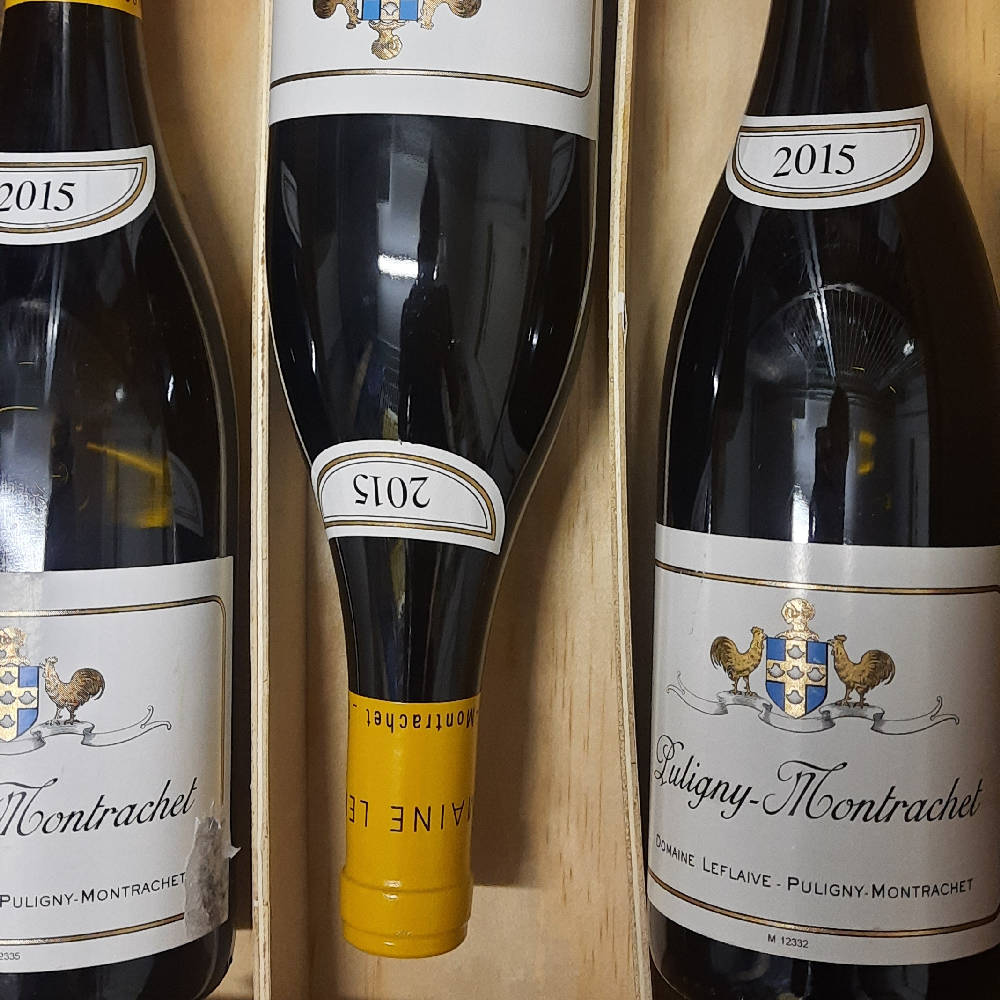 3x 2015 Puligny- Montrachet, Leflaive, Burgund 