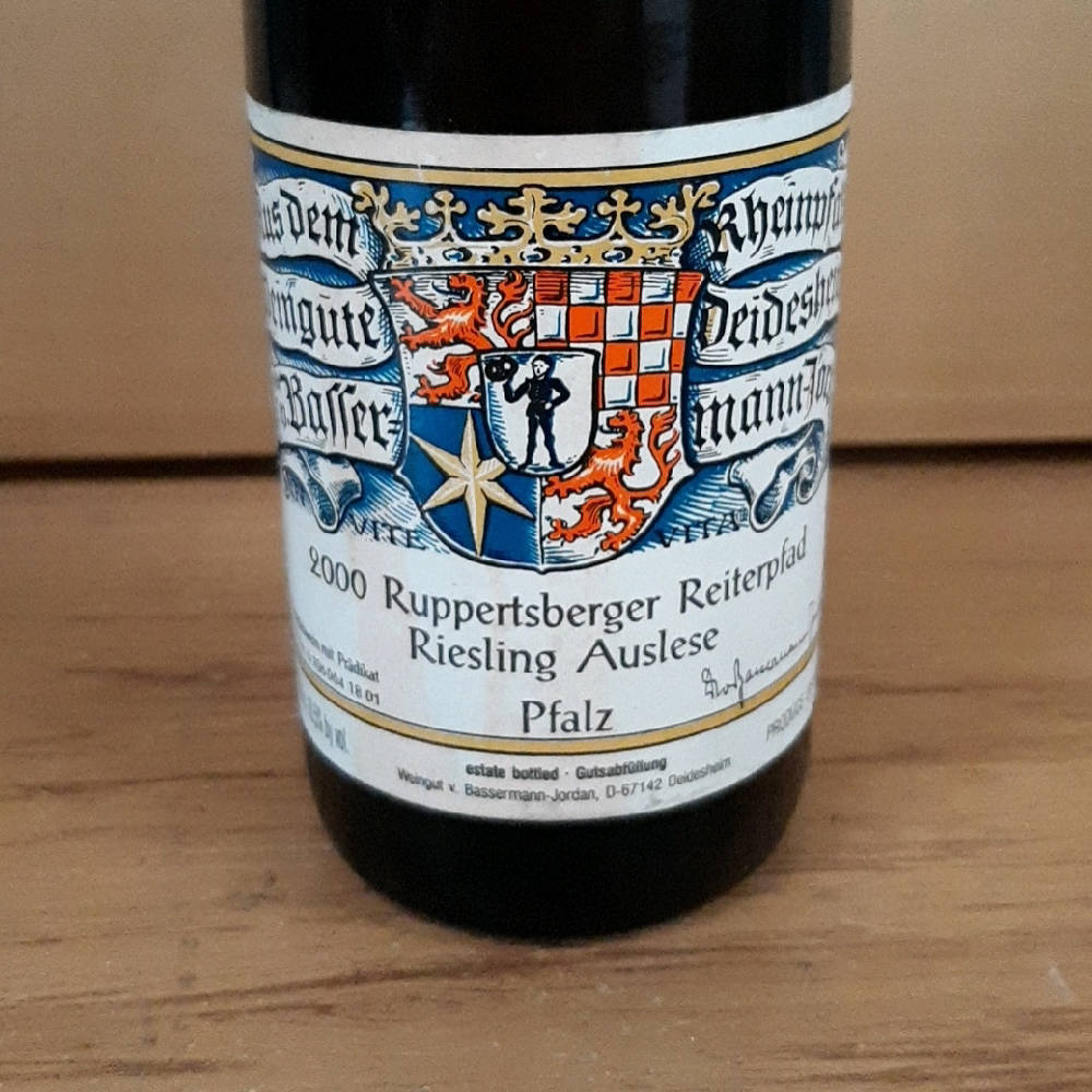 2000er Ruppertsberger Reiterpfad Riesling Auslese Weingut Geheimer Rat Dr. von Bassermann-Jordan 