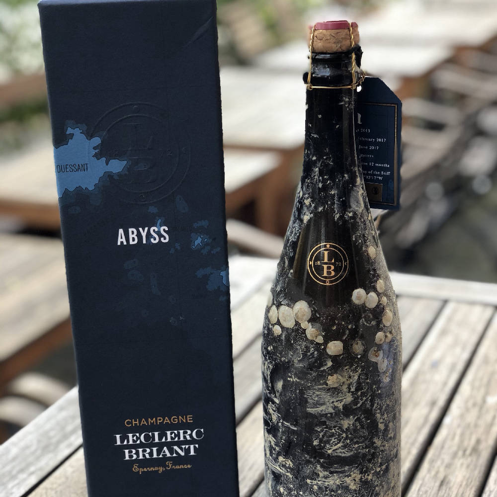 2012er Rarität vom ersten  „Tiefsee“-Champagner ABYSS