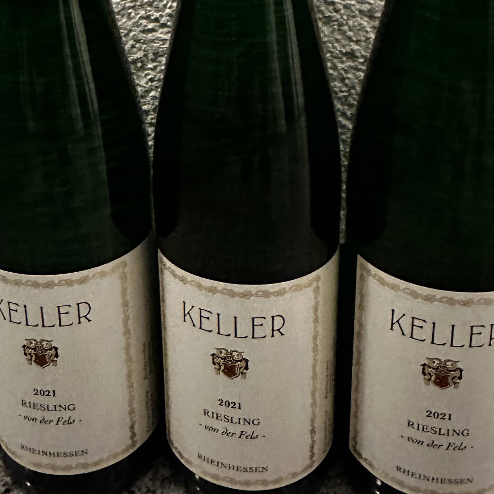 3 Flaschen Klaus Peter Keller Riesling von der Fels 2021 