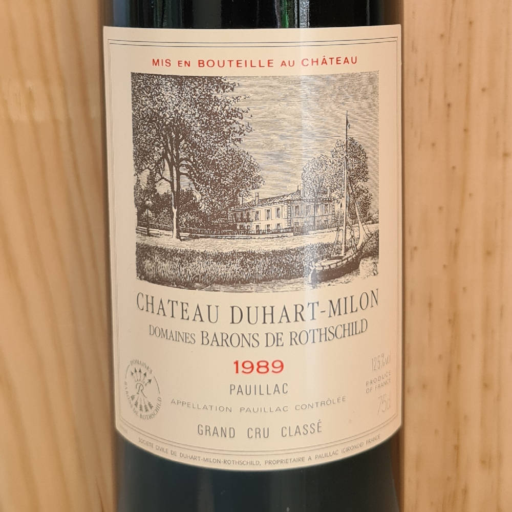 Chateau Duhart-Milon 1989 Pauillac 0,75