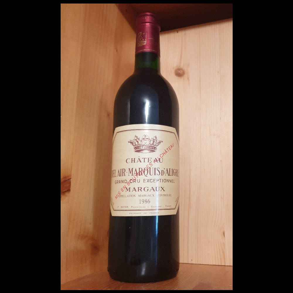 1986 Chateau Bel Air Marquis d' Aligre