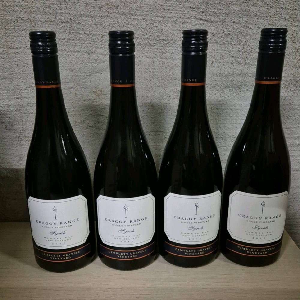 4er Paket 2017 Syrah Gimblett Gravels Syrah Craggy Range