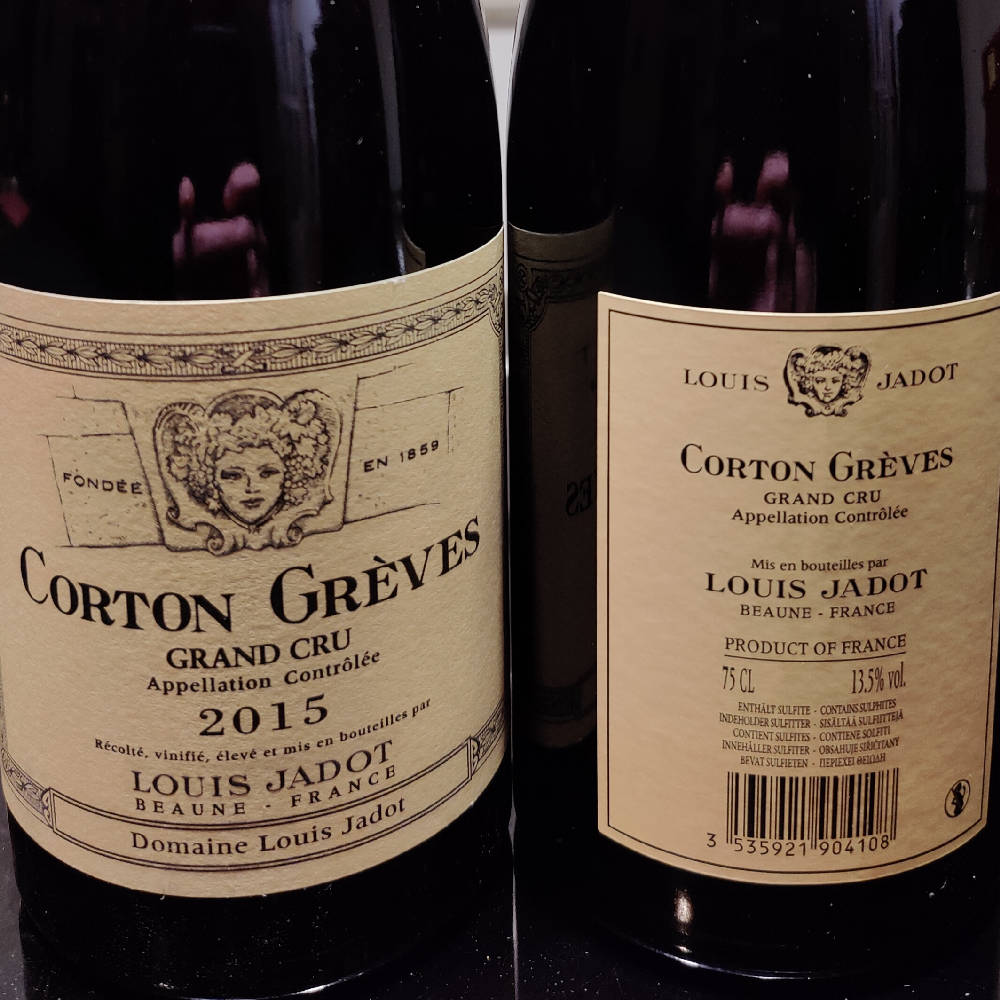 Louis Jadot - Corton Grèves Grand Cru 