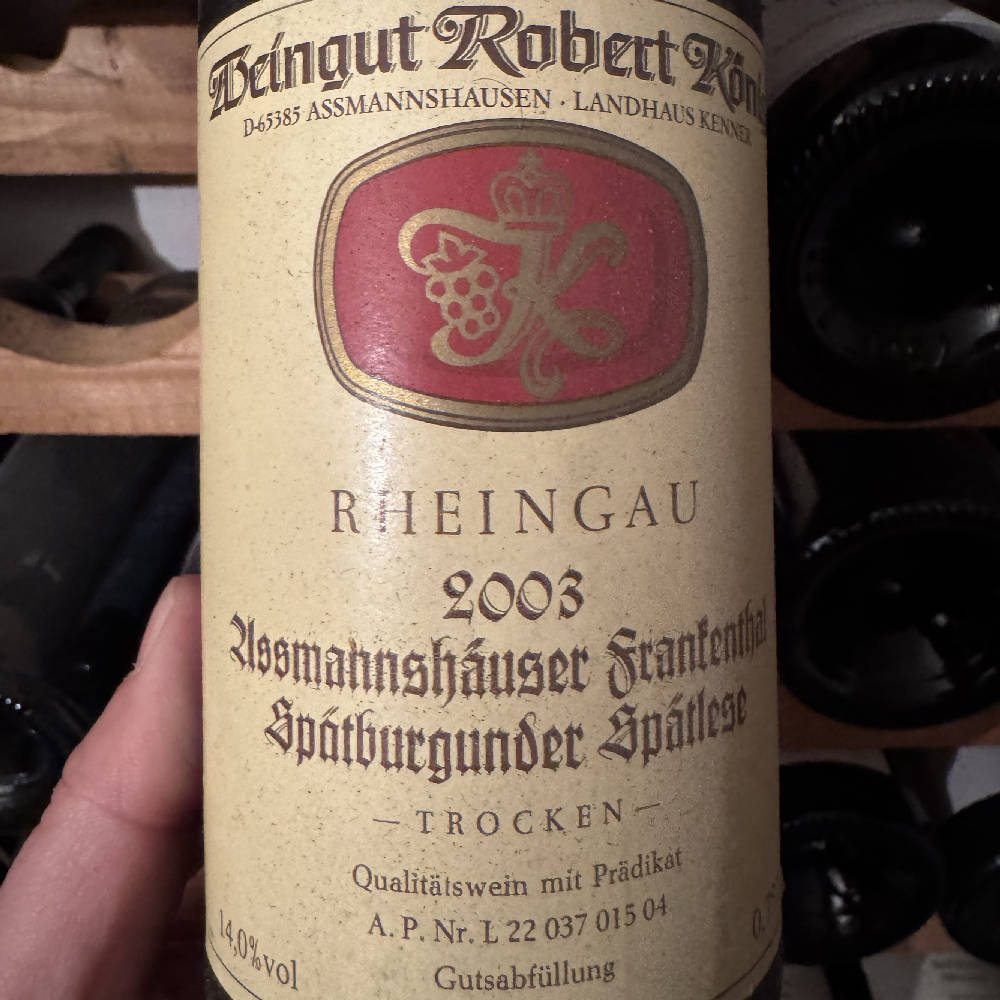 Weingut Robert König 2003