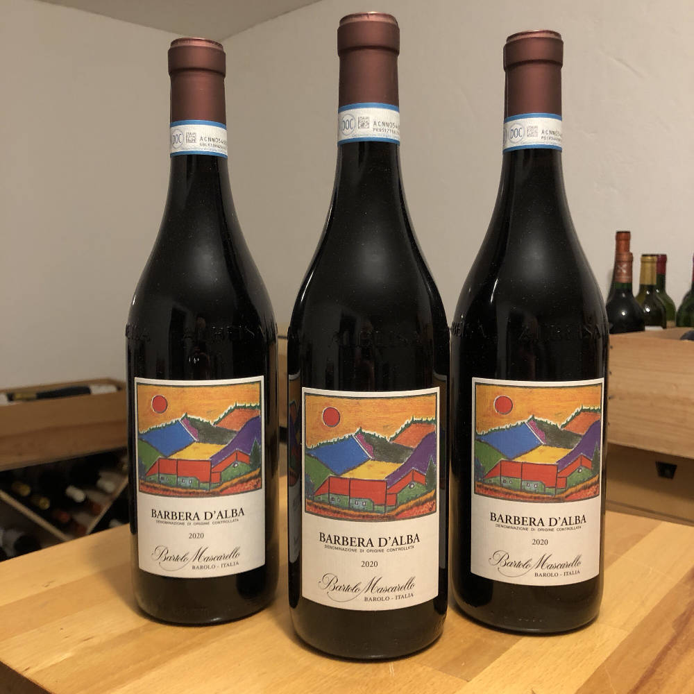 3x Bartolo Mascarello Barbera 2020