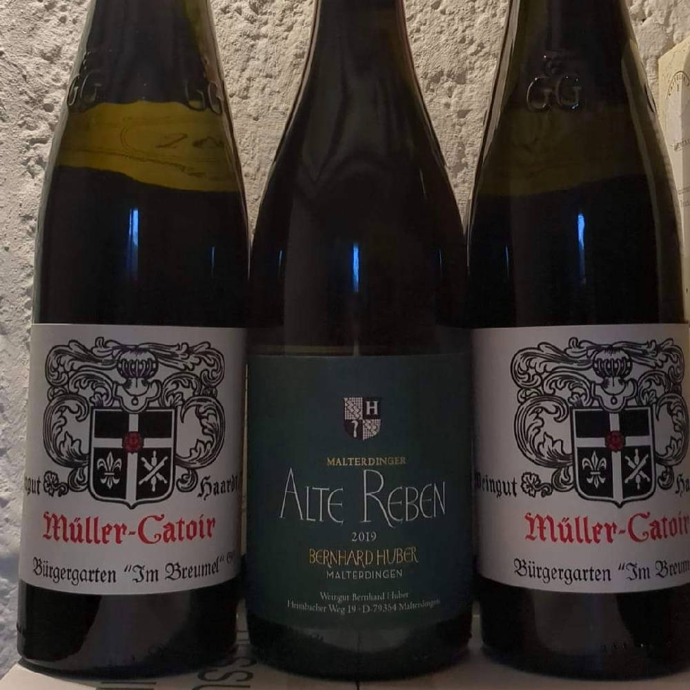 Huber Chardonnay & MC Riesling GG 