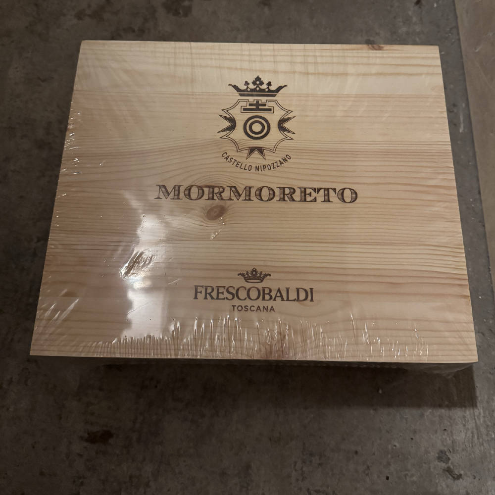 6x Frescobaldi Mormoreto 2020 Holzkiste