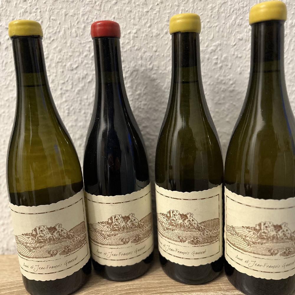 Ganevat Set: 3 Chardonnays & 1 x Pinot