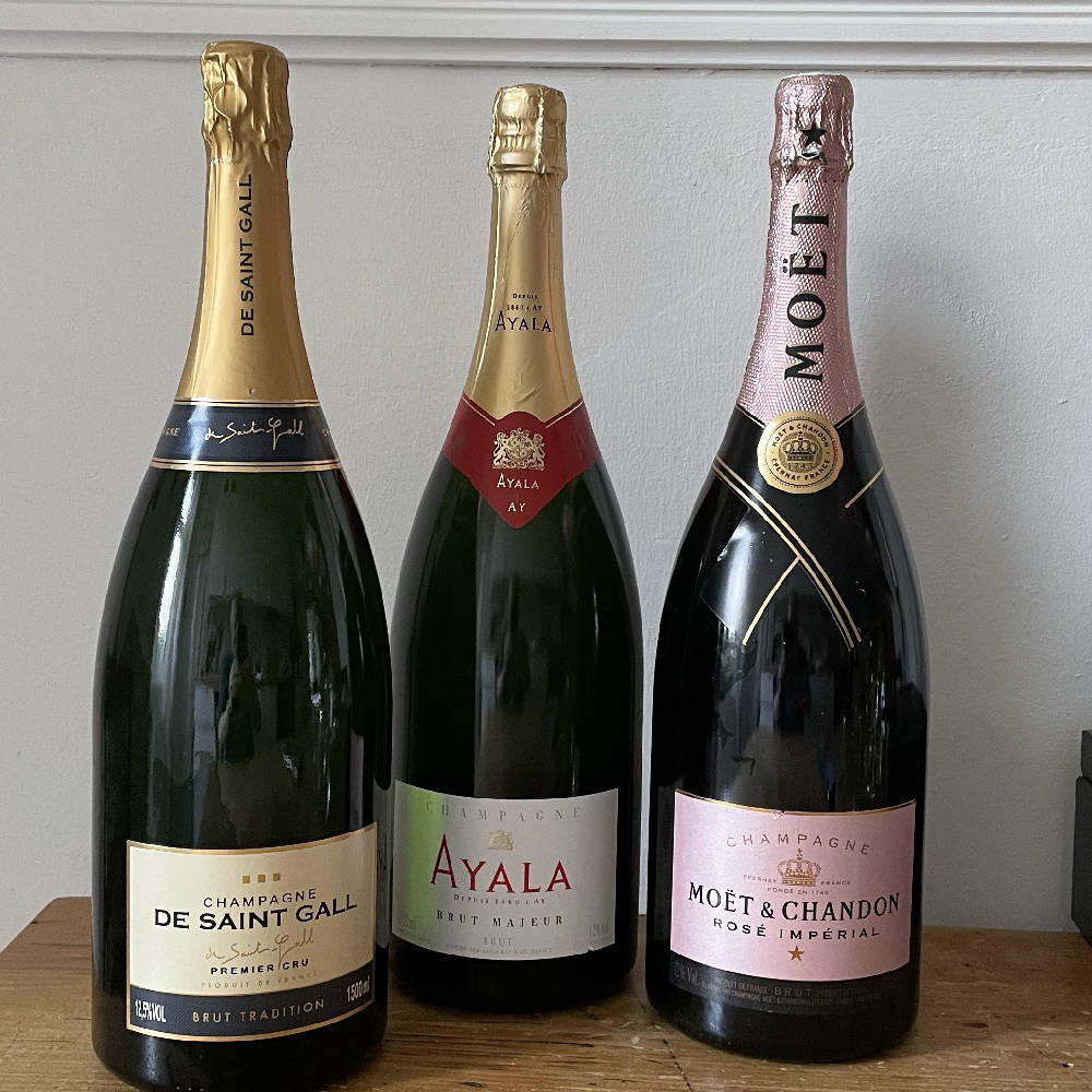 3 Magnum Champagner