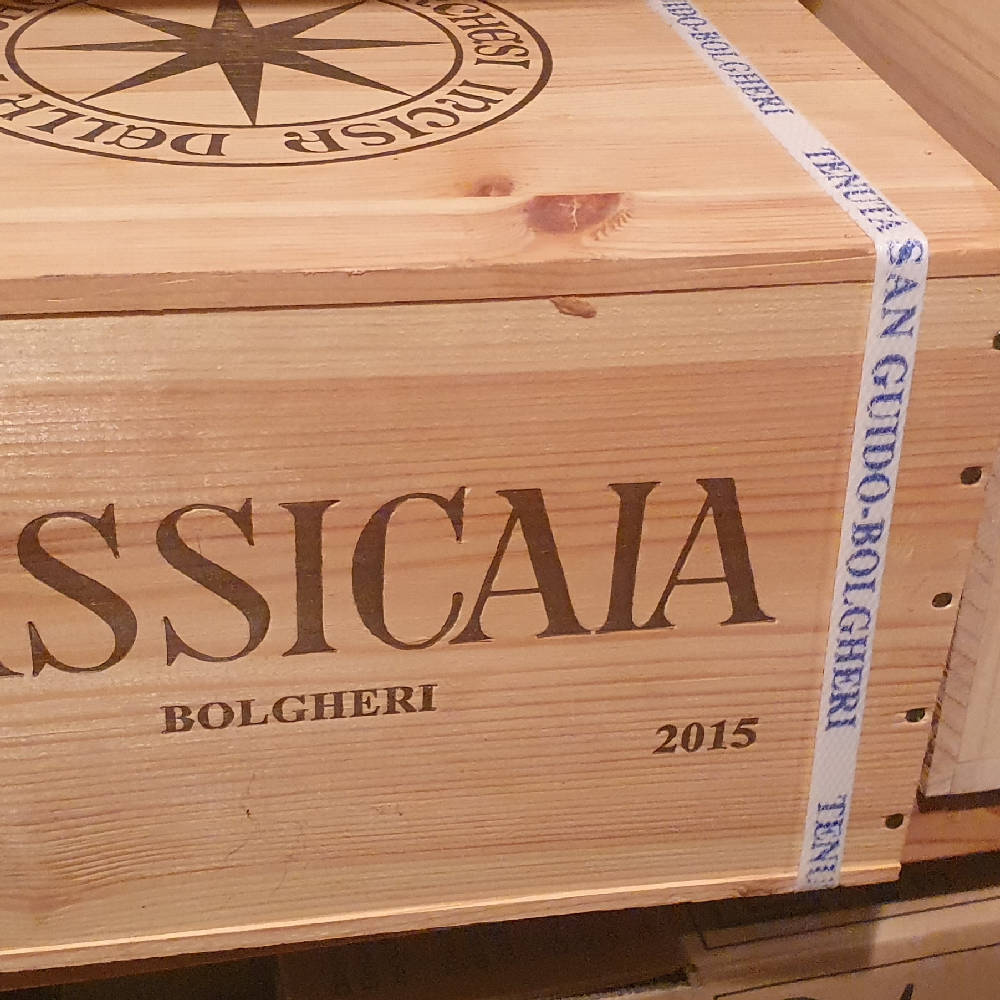 6x sassicaia 2015 