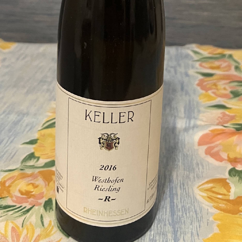 2016 Westhofen Riesling R KP Keller 