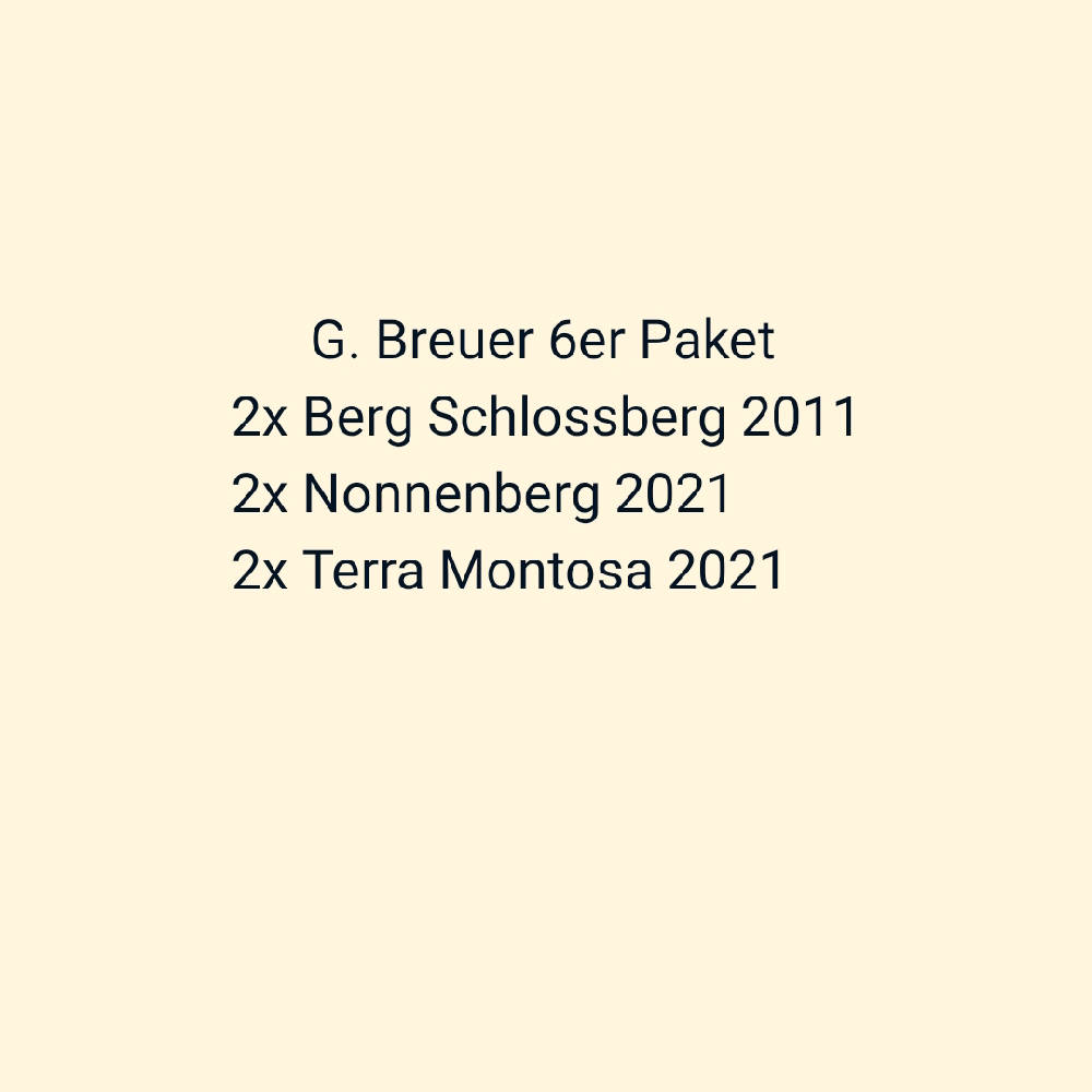 G. Breuer Paket wie im Foto